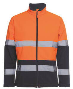 JB's Hi-Vis (D+N) Three Layer Soft Shell Jacket