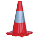 Traffic Cone with Reflective Tape - 450mm